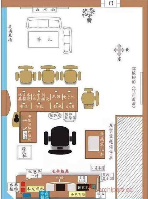 办公室风水财位|“四神相对”，办公室风水格局详解！这样的办公室格局风水最佳！